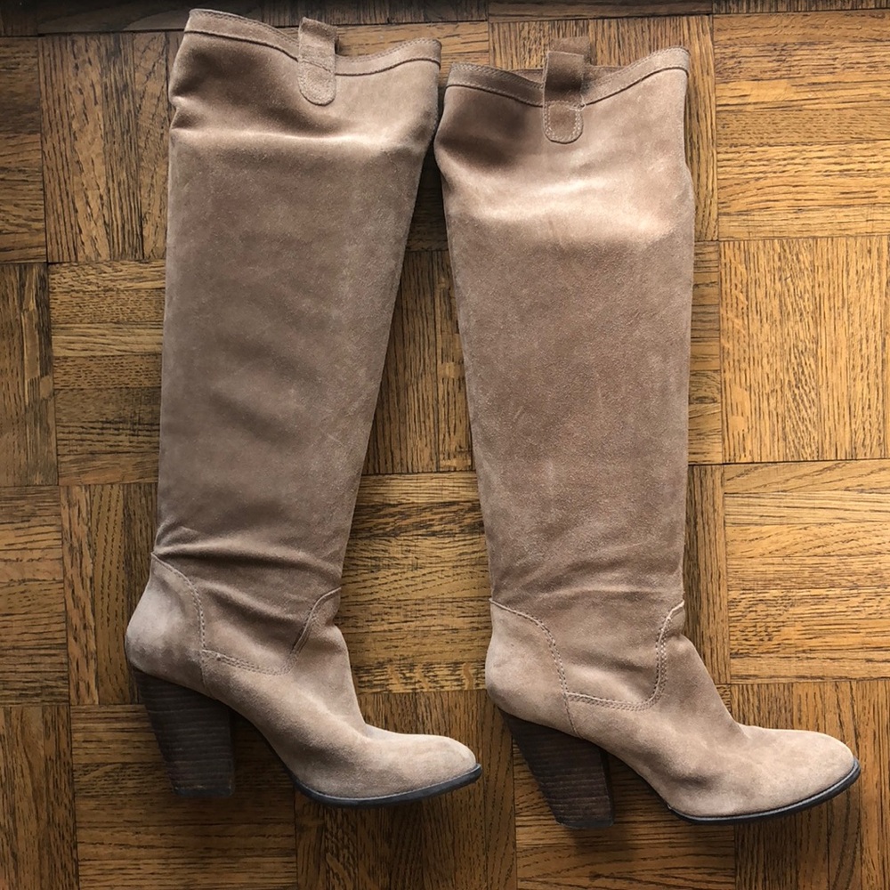 Vince Camuto Braden Taupe Suede Boot
